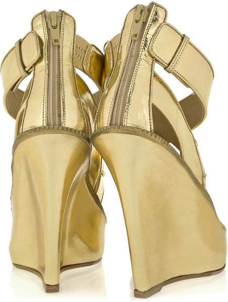 2008 givenchy gold wedge sandals|Givenchy Wedge sandals for Women .